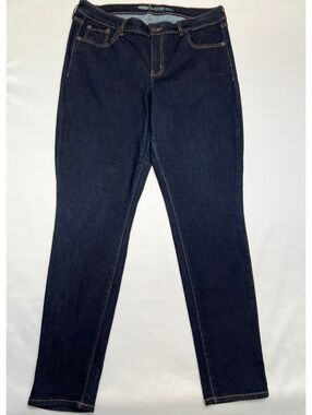 OLD NAVY The Rockstar High Rise Skinny Jeans Dark Wash Size 16 Long